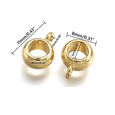 Brass Tube Bails KK-F682-02-1