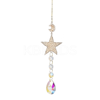 Alloy Rhinestone Hanging Ornaments LS-HJEW-E012-02G-02-1
