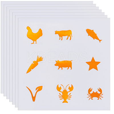 PVC Plastic Self-Adhesive Stickers STIC-WH20002-04A-1
