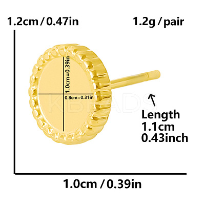Fashionable Oval 304 Stainless Steel Stud Earrings QM6204-2-1