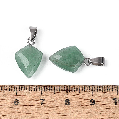 Natural Green Aventurine Pendants G-N349-18P-03-1