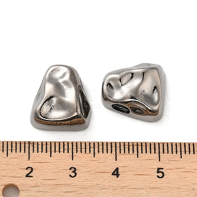 Brass European Beads KK-H455-03B-1