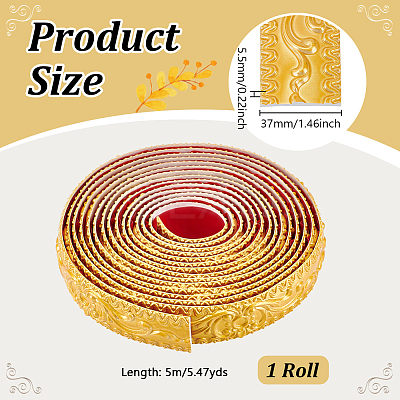 PVC Self-Adhesive Flexible Molding Trim DIY-WH0671-202-1
