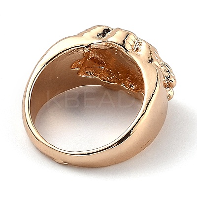 (Jewelry Parties Factory Sale)Alloy Enamel Finger Rings RJEW-H539-04D-LG-1