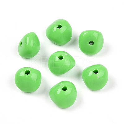 Opaque Acrylic Beads SACR-T017-33A-1
