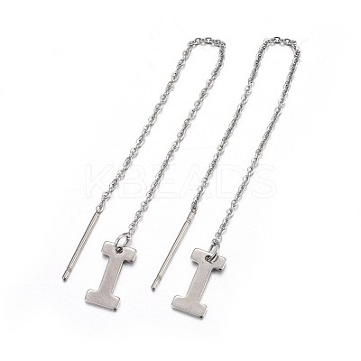 Tarnish Resistant 304 Stainless Steel Stud Earrings EJEW-L205-01I-1