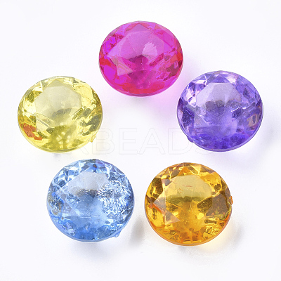 Transparent Acrylic Beads TACR-S149-08-1