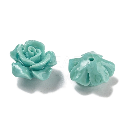 Synthetic Coral Dyed Carved Beads SHEL-I001-05A-1