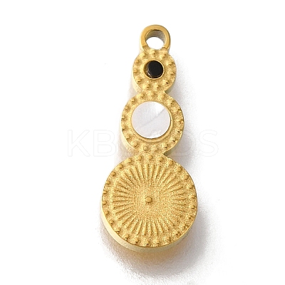 Ion Plating(IP) 304 Stainless Steel Manual Polishing Charms STAS-M059-04G-04-1