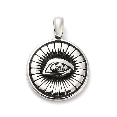 316 Surgical Stainless Steel Pendants STAS-A123-17AS-1
