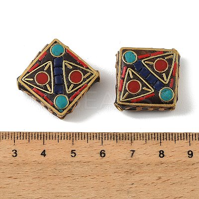 Handmade Polymer Clay Indonesia Beads PY-CBAAA14-13C-C-1