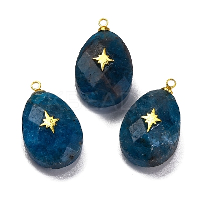 Natural Apatite Pendants X-G-B089-01G-03-1