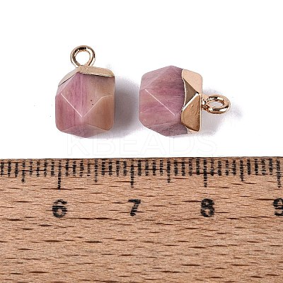 Natural Rhodonite Pendants G-N359-18G-11-1