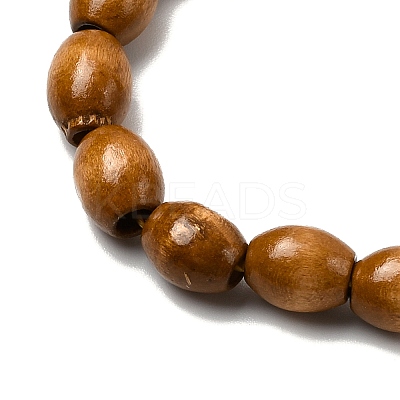 Wood Rosary Bead Necklaces FS-WG6BD27-04-1