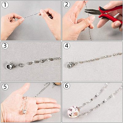 DIY Chain Making Sets DIY-PH0024-25-1