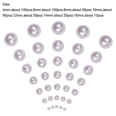 Acrylic Imitation Pearl Beads OACR-PH0001-14-1