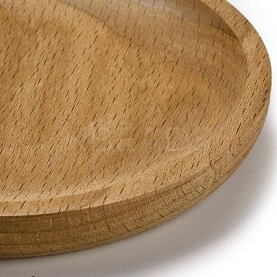 Wood Jewelry Plate Storage Tray LS-WOOD-K010-02-1
