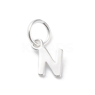 925 Sterling Silver Letter Charms LS-STER-C012-01S-N-1