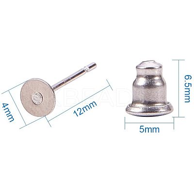 304 Stainless Steel Earring Findings Sets STAS-PH0010-26P-1
