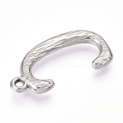 304 Stainless Steel Pendants STAS-N117-01P-C-1