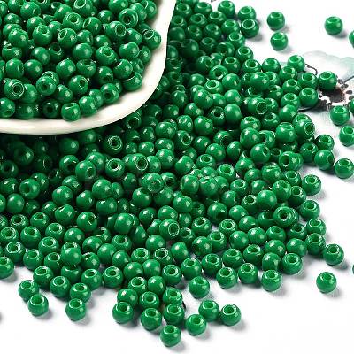 Baking Paint Glass Seed Beads SEED-H002-I-B508-1