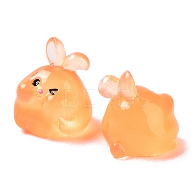 Luminous Resin Rabbit Ornament CRES-M020-03F-1