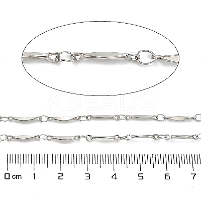 304 Stainless Steel Twisted Bar Link Chains CHS-A016-52P-A-1