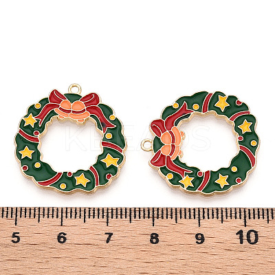 Eco-Friendly Alloy Enamel Pendants ENAM-Q437-060-NR-1