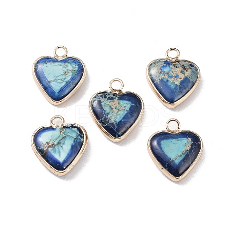 Dyed Synthetic Imperial Jasper Pendants G-P529-08G-05-1