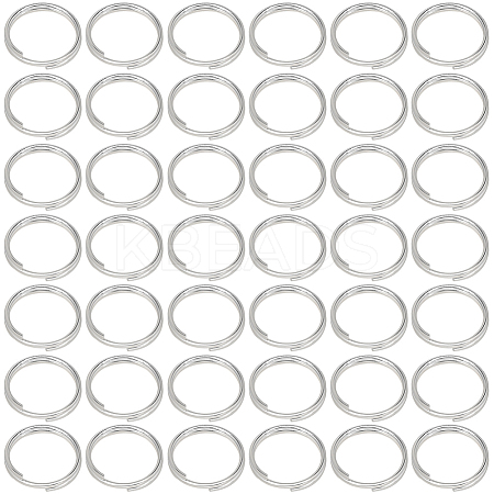 500Pcs 304 Stainless Steel Split Rings STAS-SP0001-66C-1