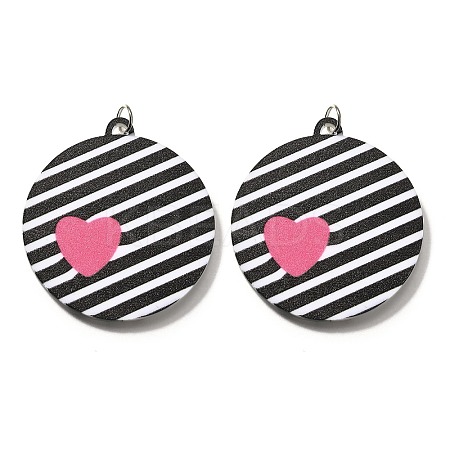 Printed Acrylic Pendants FIND-B045-14-1