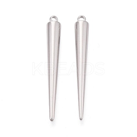 304 Stainless Steel Pendants STAS-T075-22C-P-1