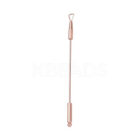 201 Stainless Steel Beadable Double Head Cuticle Pusher Nail Tools LS-STAS-R161-01RG-1