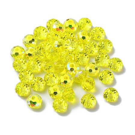 AB Color Plated Glass Beads EGLA-P059-03A-AB09-1