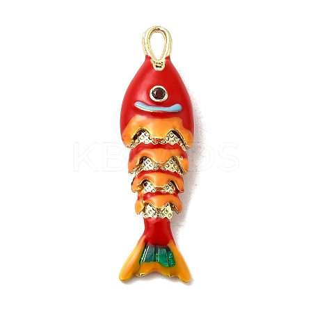 Rack Plating Brass Pendants KK-A268-05G-B04-1