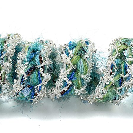 Polyester Crochet Lace Trim OCOR-Q058-33-1