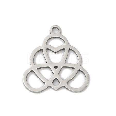 201 Stainless Steel Pendants STAS-F316-12P-1