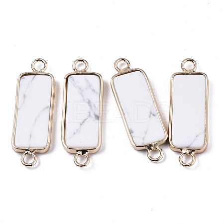 Natural Howlite Links Connectors G-N326-33G-1