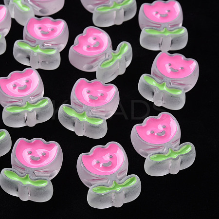 Transparent Acrylic Beads X-MACR-S374-03B-07-1