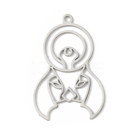 Non-Tarnish 201 Stainless Steel Pendants STAS-K250-03P-1