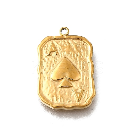 304 Stainless Steel Pendants STAS-F318-20G-1