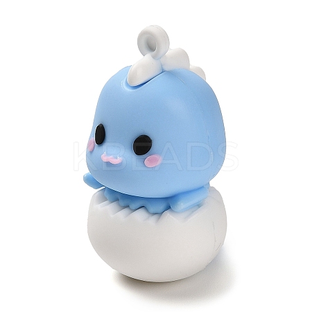 Cartoon PVC Plastic Pendants LS-KY-D018-03C-1