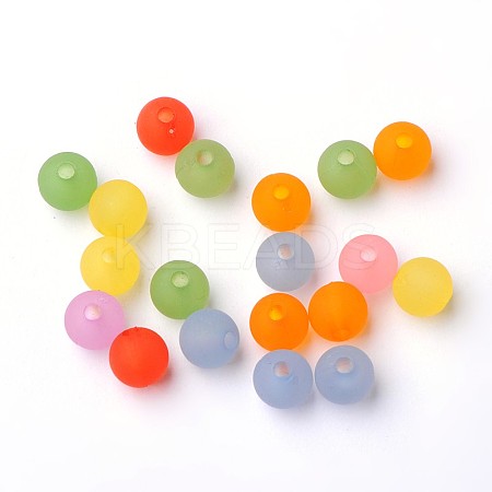 Round Transparent Acrylic Beads PL582M-1