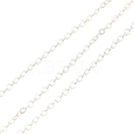 Rack Plating Brass Cable Chains CHC-M001-04S-1