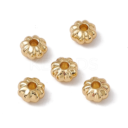 Rack Plating Brass Beads KK-C007-40G-1