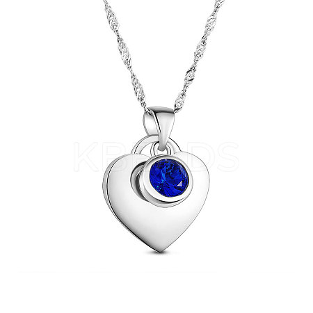925 Sterling Silver Pendant Necklace JN128D-1