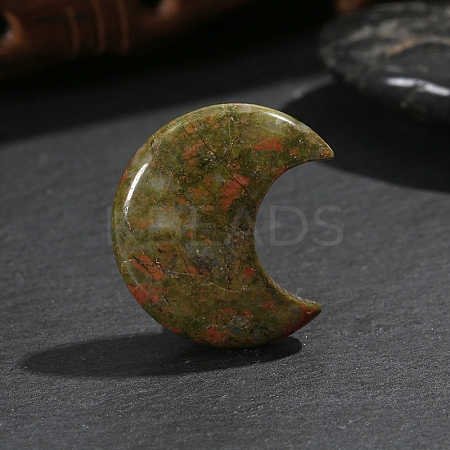 Natural Unakite Palm Stone Massager PW-WGEE13D-10-1