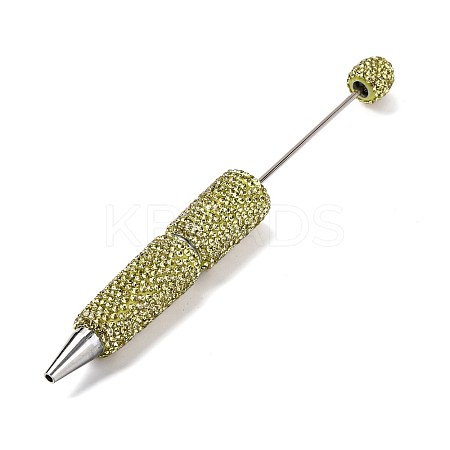 Iron Beadable Pen AJEW-K049-01H-1