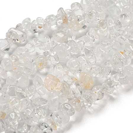 Natural Quartz Crystal Chip Beads Strands X-G-M205-01A-1