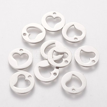 Non-Tarnish 201 Stainless Steel Charms STAS-Q201-T090-1